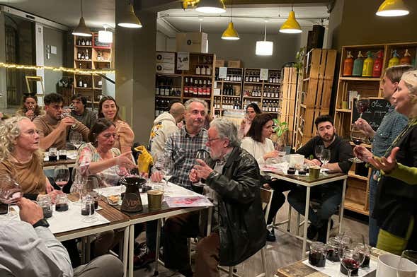 Dégustation de vins et de fromages à Barcelone