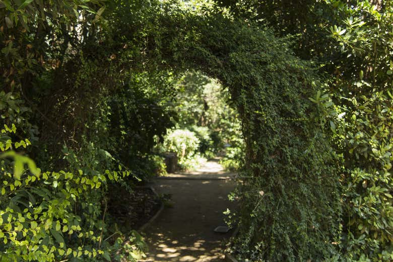 Arche des jardins de La Tamarita