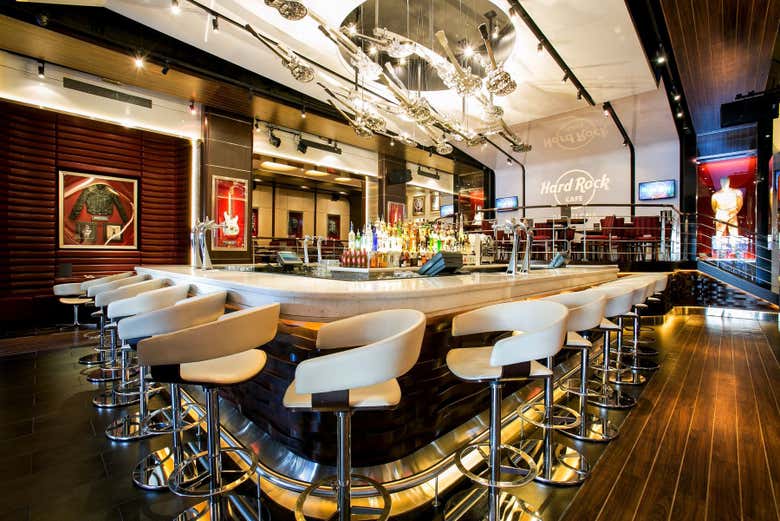 Intérieur du Hard Rock Cafe Barcelona