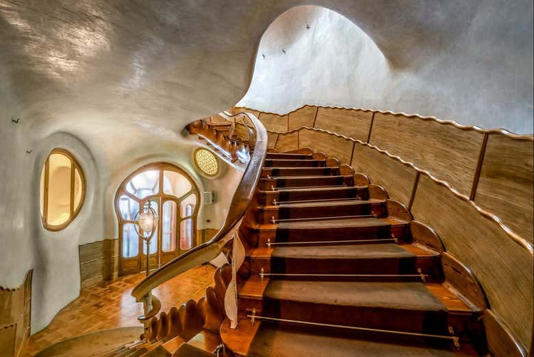 Escaliers à l'intérieur de la Casa Batlló