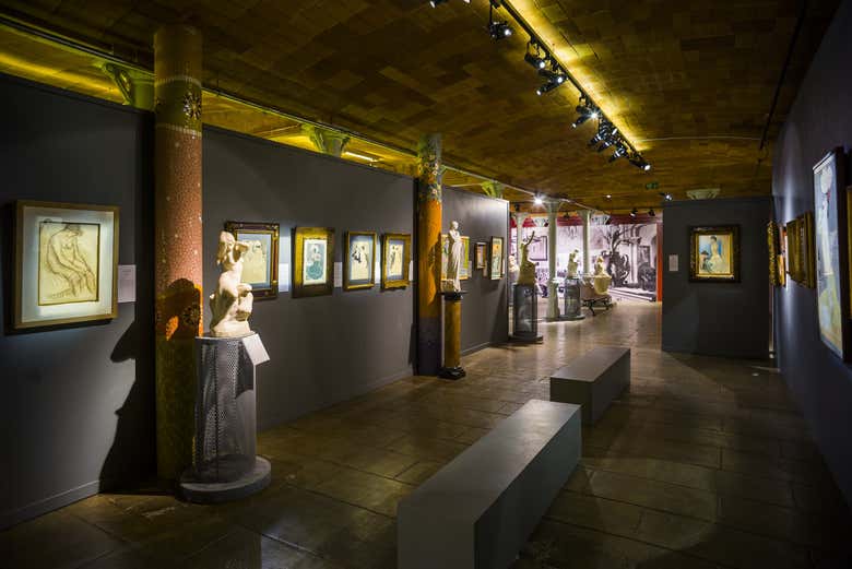 Une des salles du Musée du Modernisme de Barcelone