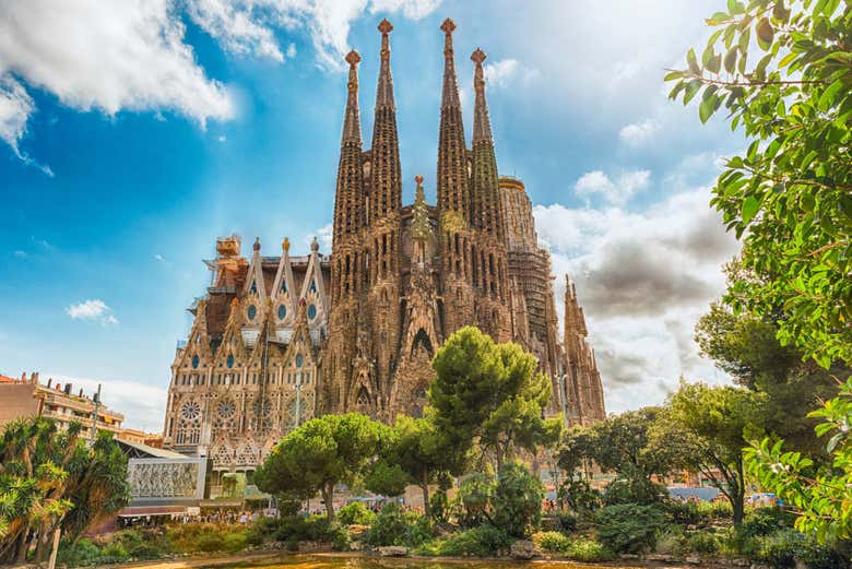 Façade de la basilique de la Sagrada Familia