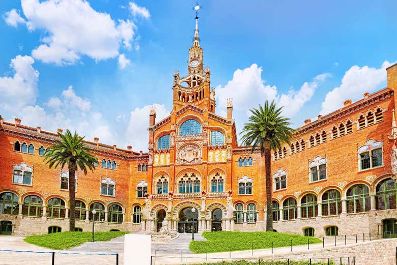 Façade de l'ancien hôpital de Sant Pau