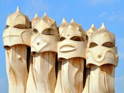 La Pedrera, cheminées
