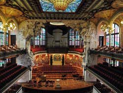Palais de la Musique Catalane, intérieur