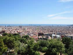 Parc Güell, vue depuis le Calvaire