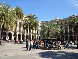 Plaça Reial, Place Royale de Barcelone