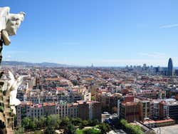 Sagrada Familia, vue du haut d'une tour
